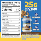 Axe & Sledge Farm Fed 100% Whey Protein Isolate | 25g Protein | Low Carb, Low Sugar, Gluten Free | Protein Powder for Men and Women | Keto | Made in The USA | 28 Servings, Brown Sugar Cinnamon