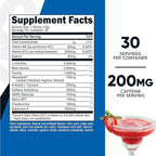 Nutricost Pre-Workout Powder (Strawberry Margarita) 30 Servings - GMO-Free, Gluten-Free, Vegetarian