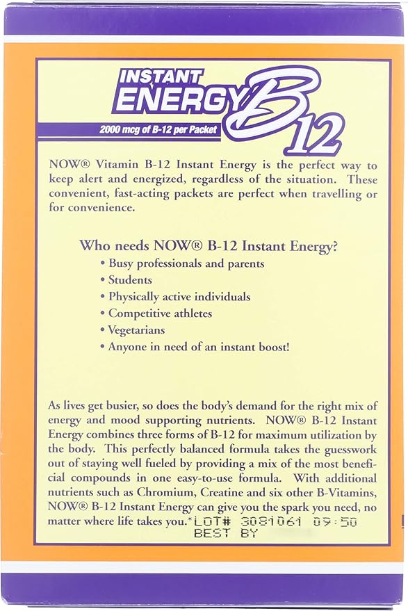 Now Foods - B-12 Instant Energy Packets 75/Box