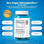 Goli Zero Sugar 6 Pack Bundle - World's First 3-in-1 Pre, Post, Probiotic, Apple Cider Vinegar with Vitamin B12 and Probiotics to Address Bloating, Ashwagandha & L-Theanine, Vitamin D Gummies
