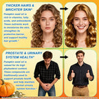 Pumpkin Seed Oil with Saw Palmetto Liquid Drops - Supports Hair Growth, Prostate & Urinary Health | Cold Pressed Pumpkin Seed Oil Supplement for Women Men, Fast Acting Liquid than Capsules丨Non-GMO