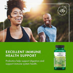 Swanson Prebiotic + Probiotic Fiber Digestive and Immune Health Supplement for Gut-Health-Conscious Adults with 500 Million CFU (60 Vegan Capsules, 2 Pack)