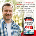 FITO Medic’S Lab Potassium Citrate Supplement, 400 Capsules, Potassium Formula