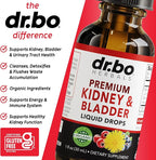 Kidney Support Supplement Bladder Health - Organic Renal Cleanse Supplements Drops Juniper Berry Cleavers Dandelion - Renal Kidney Cleanse Detox Urinary Tract Herbal Bladder Support Flush Kidneys 1oz