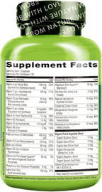 NATURELO Mens Multivitamins for Men 50+ - One Daily Multivitamin for Men with Vitamins, Minerals & Organic Whole Foods, Boost Energy & Health, Non-GMO, 120 Vegetarian Capsules