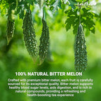 LeafLea Natural Bitter Melon Tea Bags, 40 Cundeamor Herbal Tea Bags – Melon Amargo Gohyah Fruit Tea | Wellness & Digestion Support | Caffeine-Free, Non-GMO, Sugar-Free, Vegan