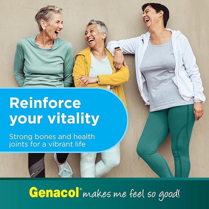Genacol Bone & Joint – Calcium, Vitamin D3, Boron & Ultra-Hydrolyzed Collagen, Health Supplement, Supports Bone Strength, 90 Capsules (30-Day Supply)
