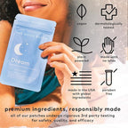 The Good Patch Plant Powered Sleep Support - Sustained Release Dream Patch with Melatonin, Hops, Valerian Root (16 Total Patches)