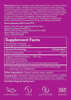 Femmenessence® MacaLife® – Clinically Proven Perimenopausal Organic Vegan Supplement for Natural Hormone Balance, Symptom Relief, Heart & Mood Support (240 Capsules, 120 Day Supply)