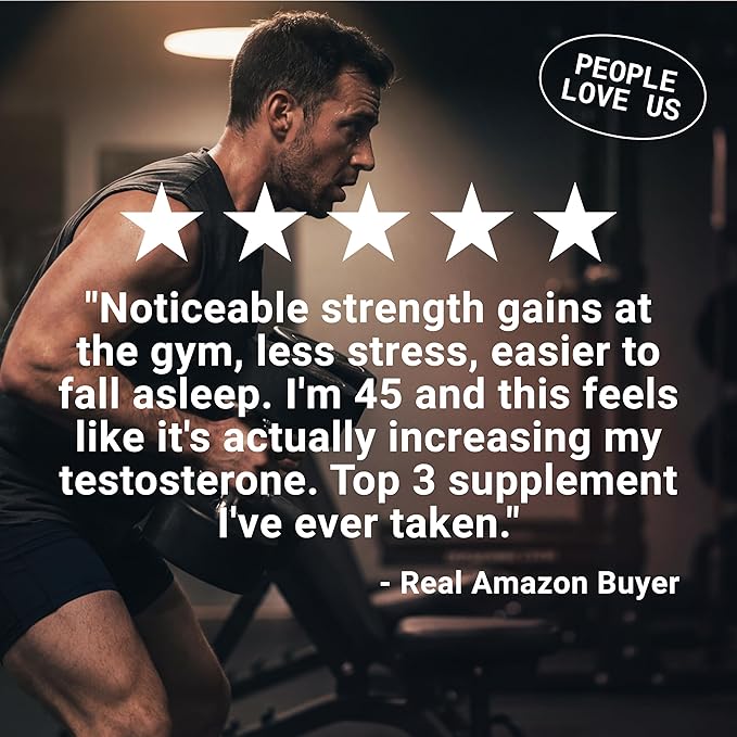 Advanced Natural Testosterone Booster 11-in-1 Drive, Energy, Performance - Tongkat Ali, Fenugreek, KSM-66 Ashwagandha, Boron, DIM - 120 Max Absorption Capsules - Made in USA