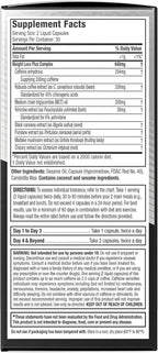 Hydroxycut Advanced - Thermogenic Supplement - Metabolism & Energy Support for Men & Women - C. Canephora Robusta, Yohimbe Extract & 200 mg Caffeine - Rapid Release Liquid Capsules - 60 Capsules