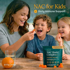 Sugar-Free NAC Gummies (Immune Support Complex) N-Acetyl Cysteine, Vitamin C & Zinc - Supports Respiratory Health, Liver Detox & Cleanse, Kidney Function, NAC Supplement for Kids and Adults - Vegan
