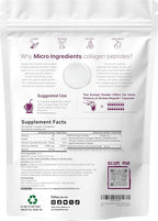 Micro Ingredients 8-in-1 Multi Collagen Powder & Women’s Probiotics 100 Billion CFU Veggie Capsules | 2 Pack | Hydrolyzed Peptides + Hyaluronic Acid & Vitamin C | 40 Strains + Cranberry & D-Mannose