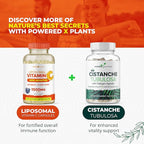 Liposomal Vitamin C Capsules - 1500mg Buffered High Absorption Vitamin C Supplement & Collagen Booster - Fat Soluble Immunity Support Ascorbic Acid Supplement 200 Vegan Capsules