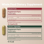 Fruits and Vegetables Capsules | 2 Month Supply | GMP Certified-Manufactured in US | Fruit and Veggies Supplement for Balance | of Nature, Fruit and Vegetable Capsule for Adults