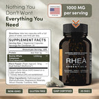 Rhea Bovine Colostrum Supplement for Women, Colostrum Capsules for Gut Health, Digestion, Bloating, Beauty, Immune Support, Bovine Colostrum for Humans, Colostrum Pills (180caps)