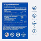 Selerb CalmTrio Magnesium Glycinate Powder Cortisol Drink Mix - No Sugar with L-Theanine, Ksm-66® Ashwagandha, Lemon Balm, Vitamin D3, B6, Supplements for Relax, Focus & Calm, Raspberry Lemon 20 Ct