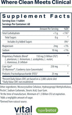 Hyperbiotics Vital Nutrients Pro Women Probiotics for Women | Vaginal Probiotics for PH Balance | Oral Probiotic for Vaginal Health and Urinary Tract Health | 6 Targeted Strains | 60 Vegan Tablets