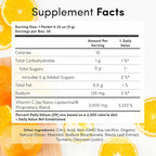 Aurora Nutrascience Nano-Pack Liposomal Vitamin C Powder Drink Mix - Healthy Immune Support for Adults, High Strength 3,000 mg Per Serving, Zero Sugar, - 30 Single Serve Packets, Orange