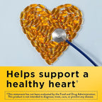 Nature Made Fish Oil Omega 3 Supplements, 1000 mg Softgels, Omega 3 Fish Oil for Healthy Heart Support, 90 Softgels, 45 Day Supply (Pack of 2)