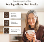 Real Mushrooms Lions Mane Mushroom Supplement - Organic Lions Mane Extract Powder for Overall Wellness with Adaptogens – Functional Vegan, Non-GMO Blend with 60 Servings