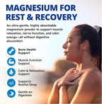 CanPrev Magnesium Bisglycinate 400 Ultra Gentle Powder 240g 48 Servings, 400mg Elemental Magnesium Per Scoop, Supports Restful Nights, Muscle Function, Gentle on Digestion, Vegan, Non-GMO, Gluten-Free
