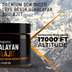 NutroTonic® Authentic Himalayan Shilajit | Most Potent 60 Days Sundried 40X Nano Filtered Pure Himalayan Shilajit Resin | Ethically Wild Crafted +17000 FT | Premium Quality Guaranteed - 120 Servings