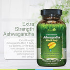 Irwin Naturals Extra Strength Ashwagandha Mind & Body – 60 Liquid Soft-Gels - 2 Pack