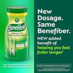 Benefiber Daily Prebiotic Fiber Supplement Powder for Digestive Health, Unflavored -124 Teaspoons (8.7 Ounces)