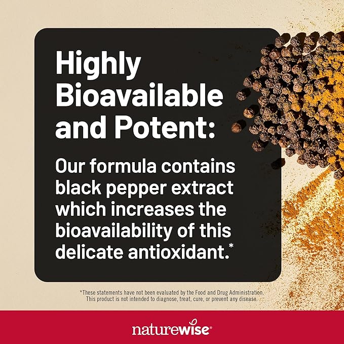NatureWise CoQ10 200mg + Black Pepper Softgels - High Absorption Coenzyme Q10 + Black Pepper - Antioxidant for Heart Health + Cellular Energy - Vegan, Non-GMO, Gluten-Free - 200 Count[200-Day Supply]