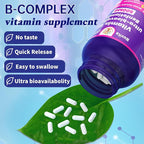 Benfotiamine 500mg + 20mg Vitamin B1, 120 Veggie Capsules, High Potency Fat Soluble Essential Vitamin B1 Thiamine Supplement, Supports Overall Health, Non-GMO, Gluten Free