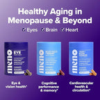 O Positiv MENO Eye Health Capsules – Daily Support for Eye Strain, Occasional Dryness & Healthy Tear Production – with Lutein, Zeaxanthin, Bilberry Extract, Vitamin A & Lycopene – 30 Servings