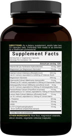 NatureBell Valerian Root for Sleep, 300 Veggie Capsules with Magnesium Glycinate, Chamomile, Passionflower, Lemon Balm, Ashwagandha, & More – Relaxation & Sleep Support Supplement – Melatonin Free