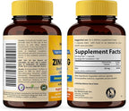 Zinc 50mg Capsules for Men and Women, 360 Count | Highly Absorbable Zinc Supplements for Immune System Support | Zink 50 mg Mono Methionine Chelated Complex |Helps with Skin Health & Overall Immunity