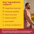 Nature Made Advanced Multivitamin Gummies for Him with Magnesium Citrate,Calcium & All 8 B Vitamins,Multivitamin for Men,90 Gummies,30 Day Supply,(Pack of 2)