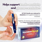 Neurobion Gluco B con Acido Alfa Lipoico Dietary Supplement B Complex with Alpha Lipoic Acid, Complejo B 30 Capsule