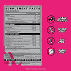 GHOST Legend Pre-Workout Powder, Bubblicious Strawberry Splash - 30 Servings – Pre-Workout for Men & Women with Choline, L-Citrulline, & Beta Alanine for Energy & Focus