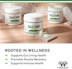 Double Wood Supplements Bovine Colostrum Powder for Women and Men, for Gut Health, Skin & Hair, Immune Support (120 Grams, 60 Day Supply - Standardized to 30% Total Immunoglobulins and 60% Protein)