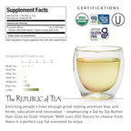 The Republic of Tea - Organic Milk Thistle SuperHerb Tea Tin, 36 Herbal Tea Bags, Naturally Caffeine-Free