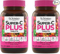 Dr. Schulze's Super-C Plus - Vitamin C Supplement for Immune Support - Skin Health & Antioxidant Support - High-Potency Formula - Plant-Based Superfood - Gluten-Free & Vegan, 60 Ct (20 Serving) 2-Pack