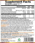 Vision Defender Plus Eye Supplement: AREDS2 Formula Vitamins, Minerals (Lutein, Zinc) Enhanced with Meso-Zeaxanthin for Complete Eyes/Eyesight Health Care & Support. 60 Easy-to-Swallow Vegan Capsules