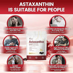 VivoNu Astaxanthin 24mg – Powerful Antioxidant Support for Skin, Eyes & Immune System – 10-in-1 Formula with Lycopene, Grape Seed, Vitamin E & Zinc – Triple Strength, 480 Softgels, 2 Bag