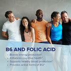 Superior Source NO Shot Triple B-12 3,000 mcg B-6 Folic Acid 800 mcg - Formula Supports Heart Health & Energy - Health Supplement with Folic Acid & Methylcobalamin - 60 Instant Dissolve Tablets