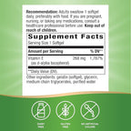 Nature's Way Vitamin E, D-Alpha Tocopherol, Essential Antioxidant, Helps Neutralize Free Radicals*, 268 mg per Serving, 100 Softgels (Packaging May Vary) - 2 Pack