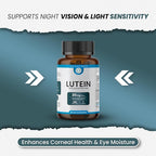 Lutein 20mg with Zeaxanthin 4mg – Eye Health Supplement for Vision Clarity, Blue Light Filtering & Macular Health – Antioxidant Formula for Daily Retinal Wellness – 100 Softgels