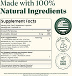 GLP-1 Supplement for Weight Loss & Appetite Control | 10-in-1 Berberine, Probiotic & Prebiotic | Gut Health & Metabolism Support for Women & Men, (60 Capsules)