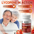 Men‘s Lycopene Softgels with Saw Palmetto & Pumpkin Seed Oil – Prostate Health Support & Nutrient Complex with Zinc, Vitamin B6, B12, Copper – 60 Capsules
