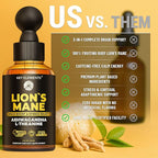 KEY ELEMENTS Smart Lions Mane Extract for Memory, Focus & Brain Health - Lions Mane Tincture with Ashwagandha and L Theanine - Liquid Lion's Mane Nootropic Mushroom Supplement - 2 Month Supply