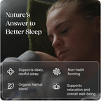 Greenworks Nature's Rest Melatonin-Free Sleep Aid, Organic Herbal Blend with Ashwagandha, Valerian, Chamomile & Passionflower, Non-Habit Forming Vegan Capsules for Restful Sleep, 60 Count