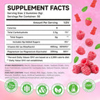 Vitamin B2 Gummies 400mg – Riboflavin Supplement with Magnesium for Kids & Adults | Supports Nervous System & Energy Production | Sugar Free, Vegan, Non-GMO, Raspberry Flavor - 120 Count